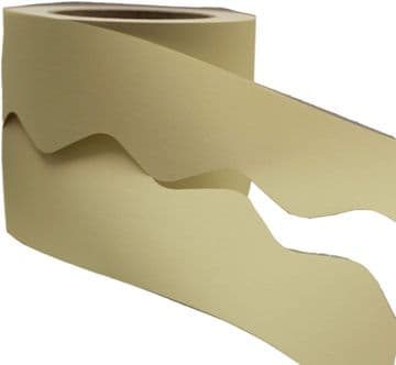 Soft Cream Bordette Scalloped Paper Roll - 1 Roll
