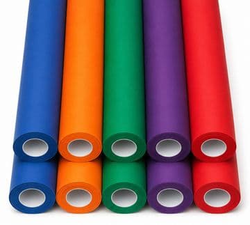 Warm Colours Display Paper Roll 15 Metre x 1218mm Super Wide - 10 Rolls