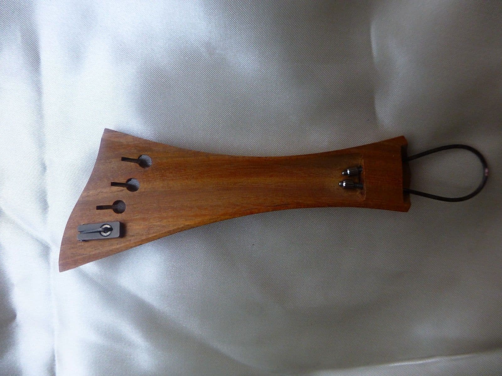 HARP VIOLIN TAILPIECE PERNAMBUCO WITH TITANIUM FITTINGS IMPROVE VIOLIN