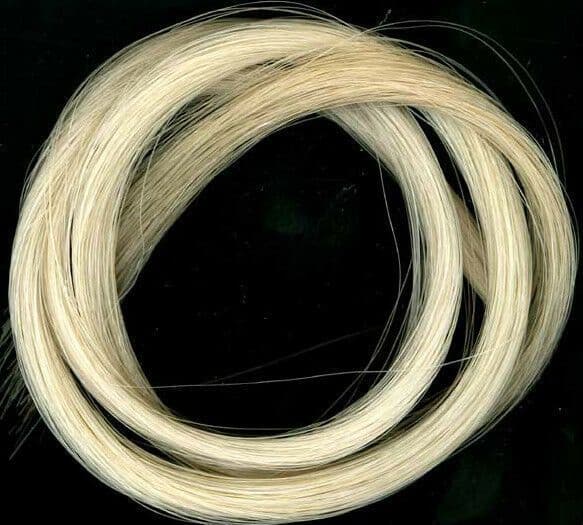 Yibuy 50g 83cm White Horse Hair For Violin Bow Replacement