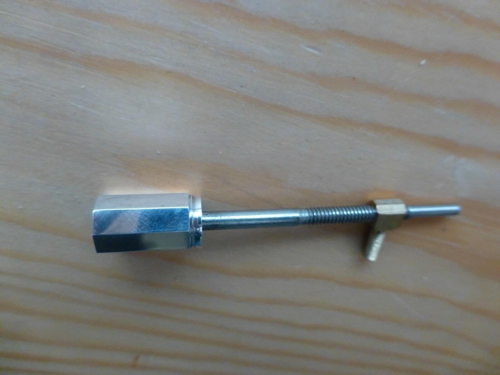 VIOLIN BOW SCREW PURE STERLING SILVER PEARL EYE UK SELLER