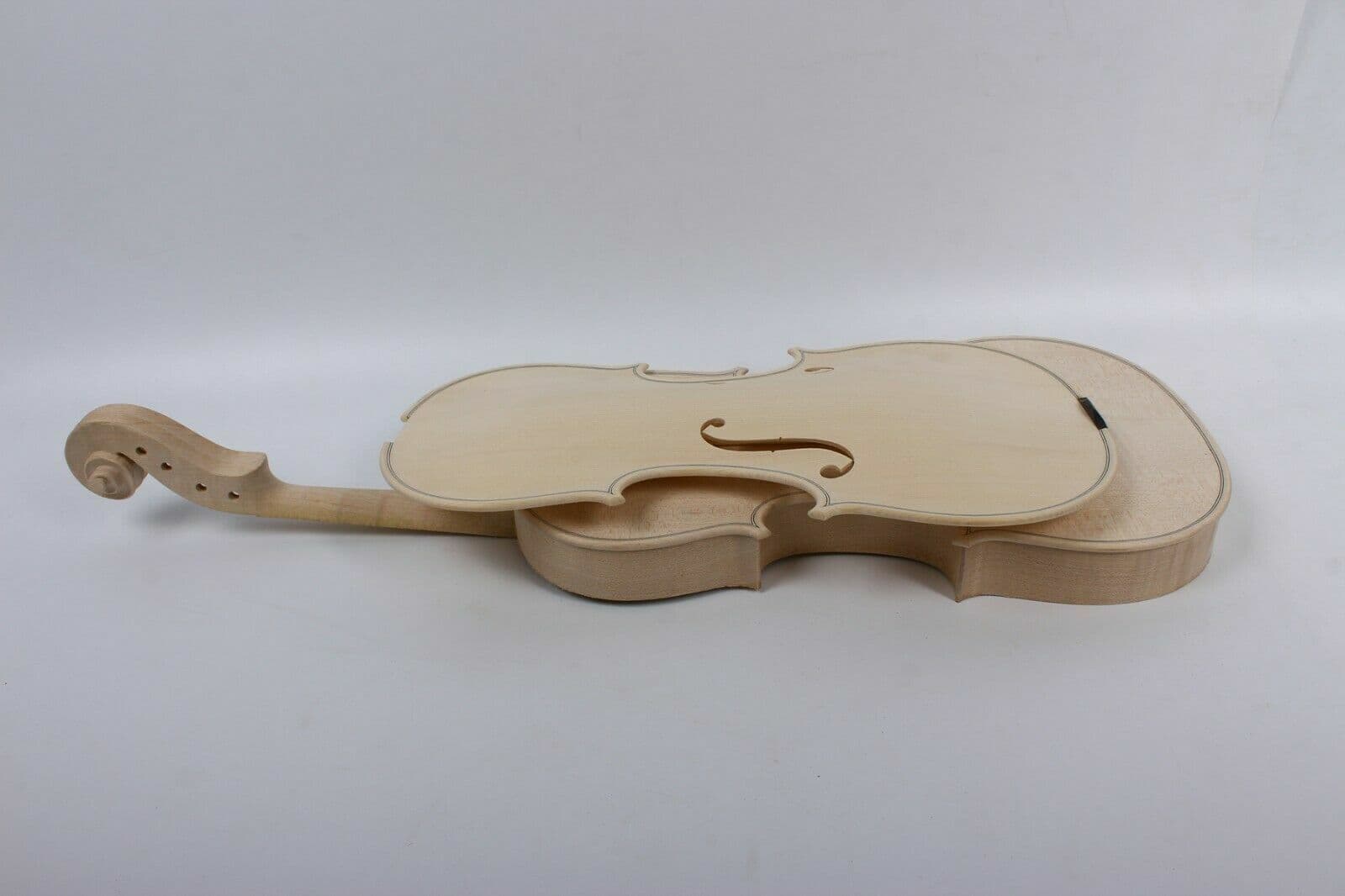 VIOLIN MAKING KIT GOLD LEVEL ALL PARTS INCLUDED HAND-MADE FLAMED MAPLE