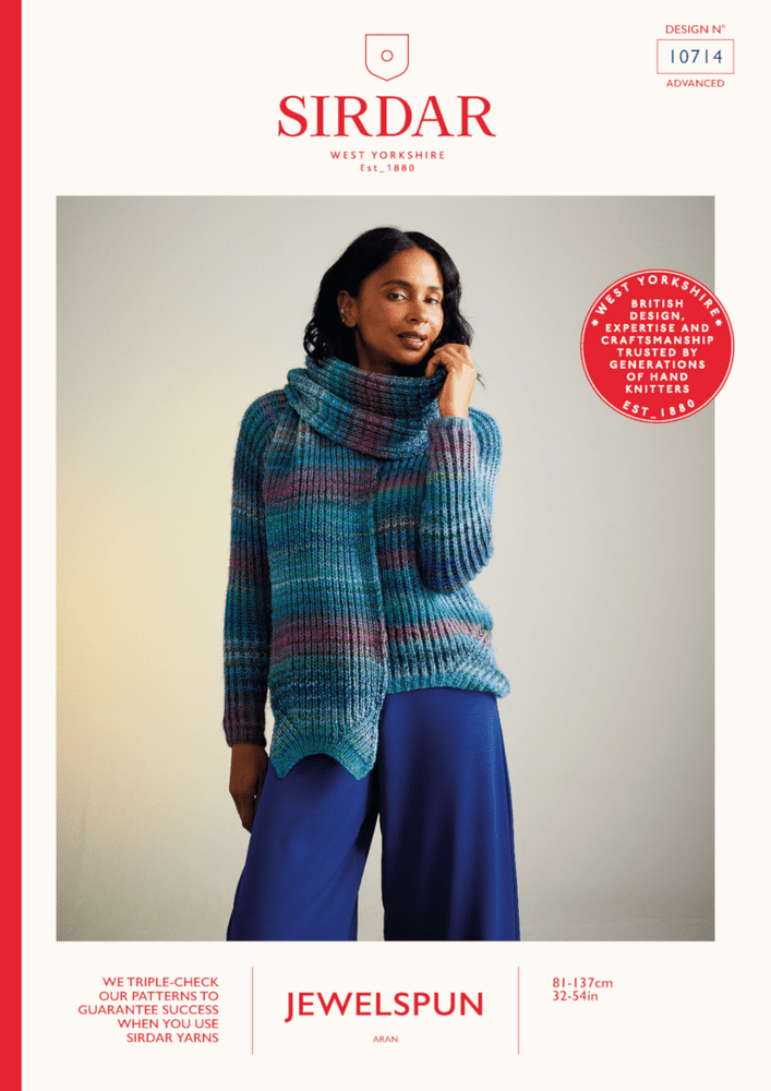 Aran top scarf pattern