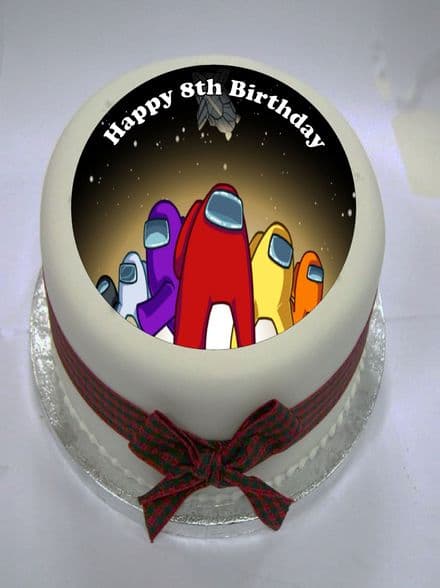 Among Us Edible Cake Topper