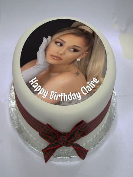 Ariana Grande Edible Cake Topper