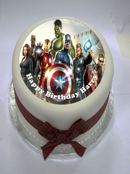 Avengers (Option 1) Edible Cake Topper