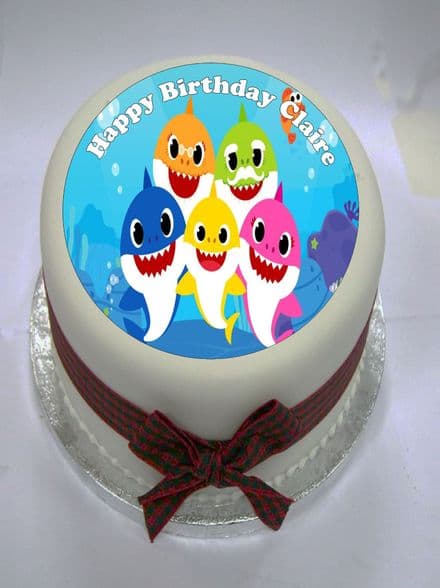 Baby Shark Edible Cake Topper