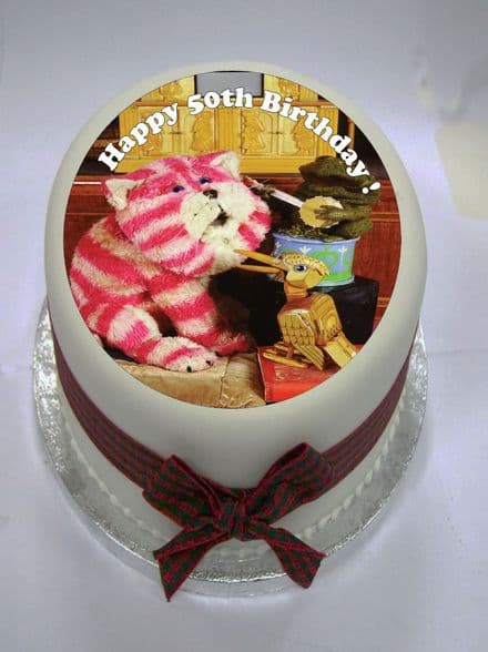 Bagpuss Edible Cake Topper