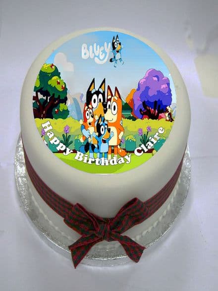 Bluey Edible Cake Topper