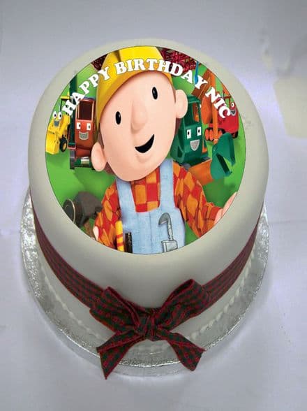 Bob the Builder Edible Cake Topper