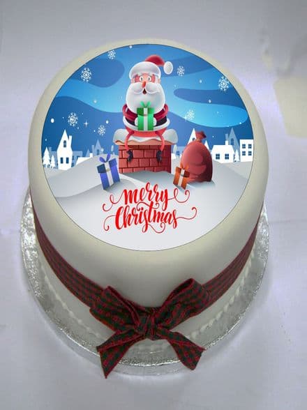 Christmas Santa (option 3) Edible Cake Topper