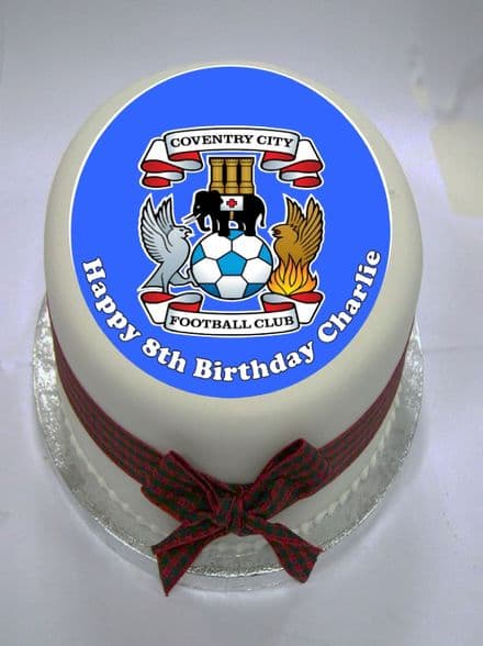 Coventry City Edible Cake Topper