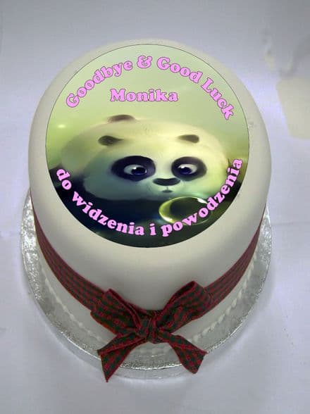 Cute Panda Edible Cake Topper