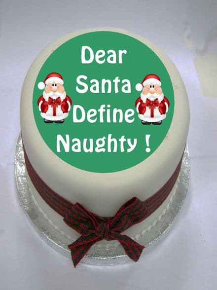 Dear Santa Edible Cake Topper
