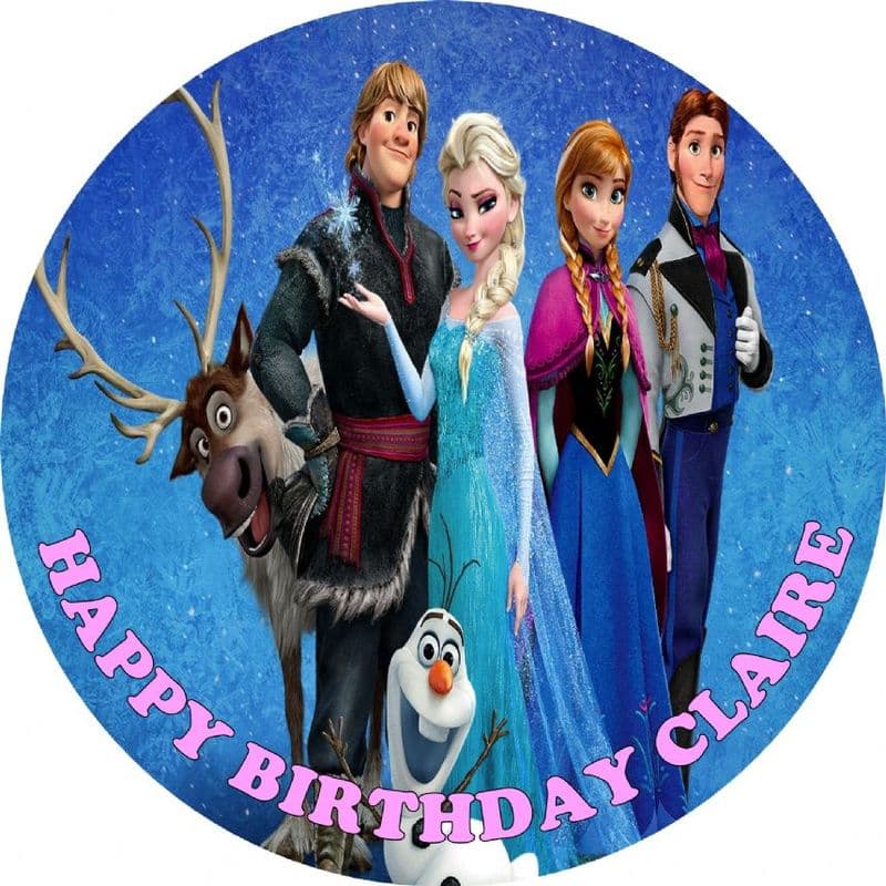 Disney Frozen Edible Cake Topper