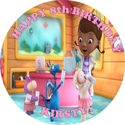 Doc Mcstuffins Edible Cake Topper