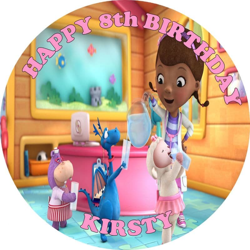Doc Mcstuffins Edible Cake Topper