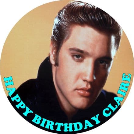 Elvis Edible Cake Topper