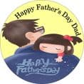 Father's Day Edible Cake Topper (Option 1) Edible Cake Topper