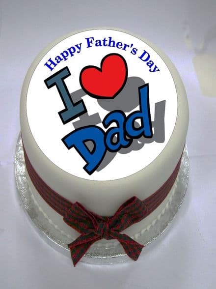 Father's Day Edible Cake Topper (Option 3)