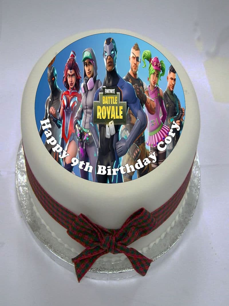 Fortnite Battle Royale Edible Cake Topper