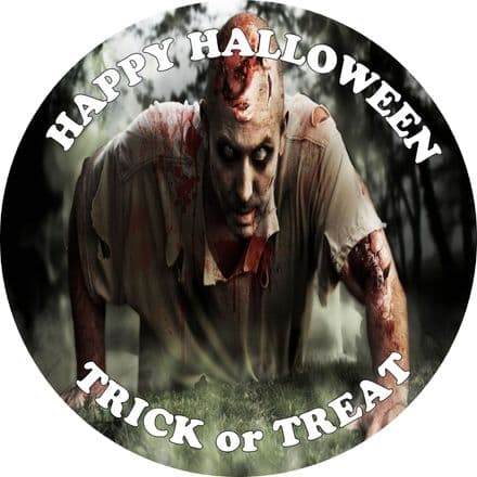 Halloween Zombie Edible Cake Topper