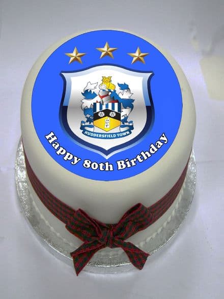 Huddersfield Town Edible Cake Topper