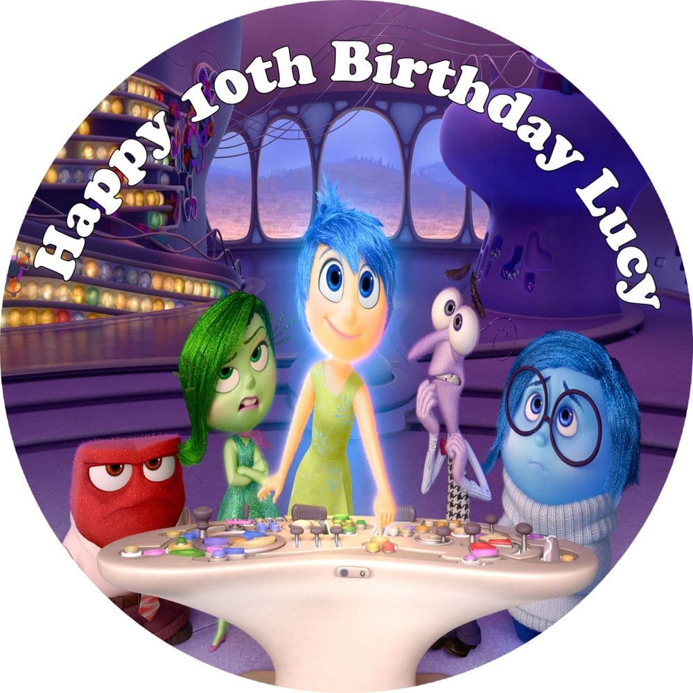 Inside Out Edible Cake Topper