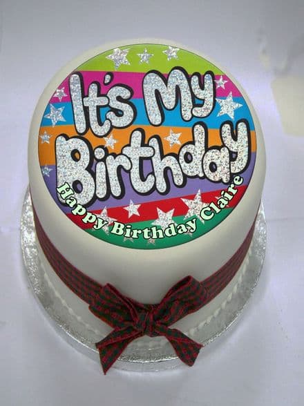 It's My Birthday Edible Cake Topper