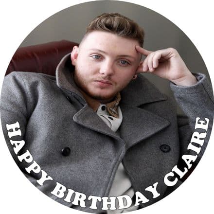 James Arthur Edible Cake Topper