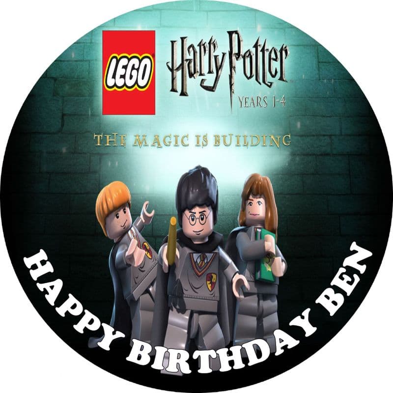 LEGO Harry Potter Edible Cake Topper
