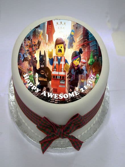 Lego Movie Edible Cake Topper