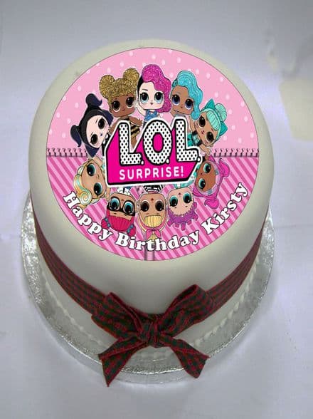 LOL Surprise (Option 2) Edible Cake Topper