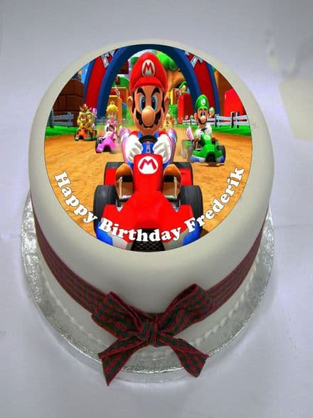 Mario Kart Edible Cake Topper