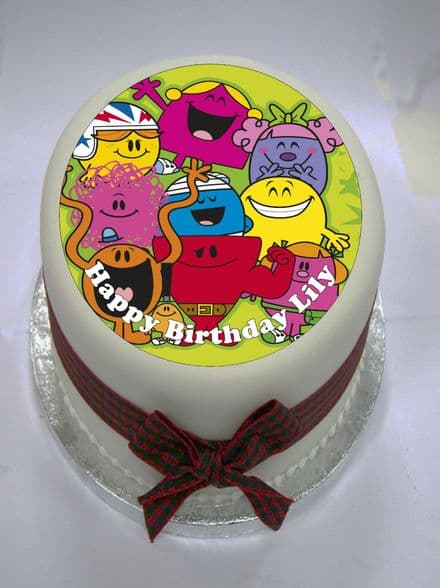 Mr Men Edible Cake Topper