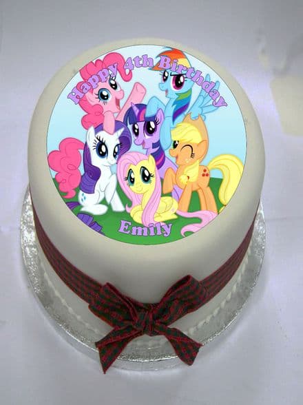 My Little Pony (Blue) Edible Cake Topper