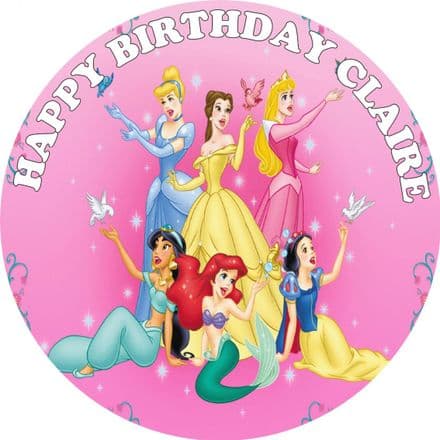 NEW Disney Princess Edible Cake Topper