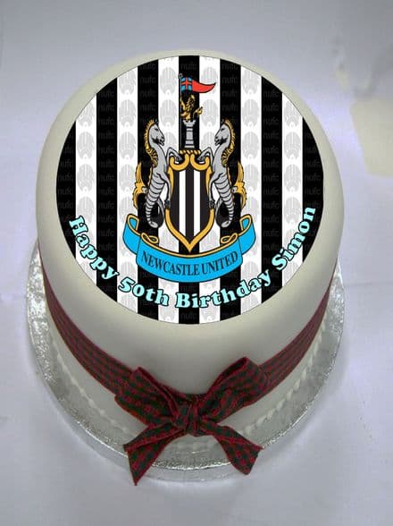 Newcastle Utd Edible Cake Topper