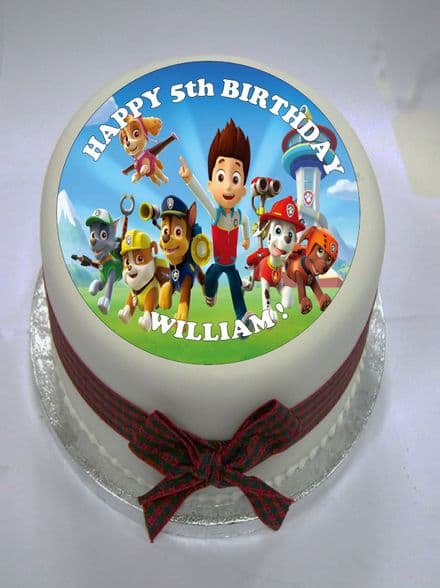 Paw Patrol Edible Cake Topper