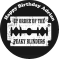 Peaky Blinders (option 2) Edible Cake Topper