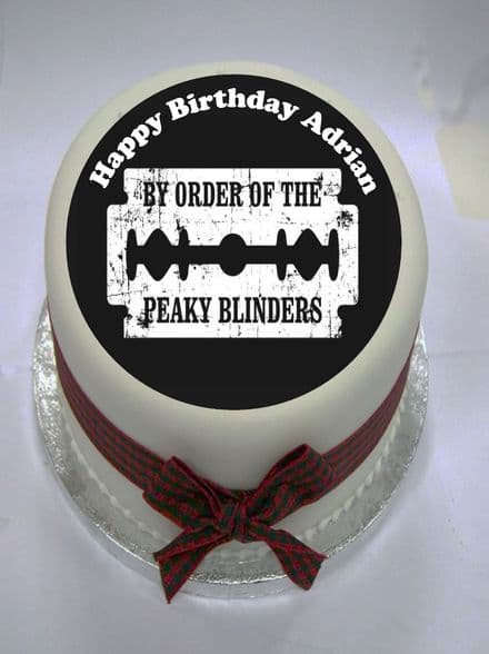 Peaky Blinders (option 2) Edible Cake Topper