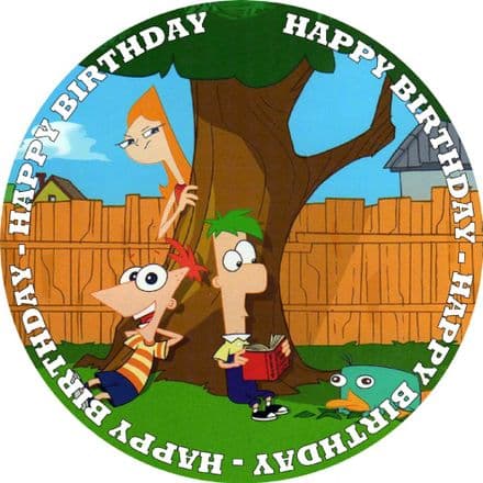 Phineas & Ferb Edible Cake Topper