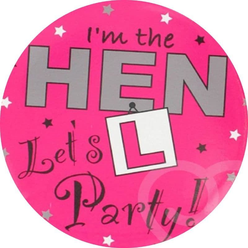 Pink Hen Night Edible Cake Topper