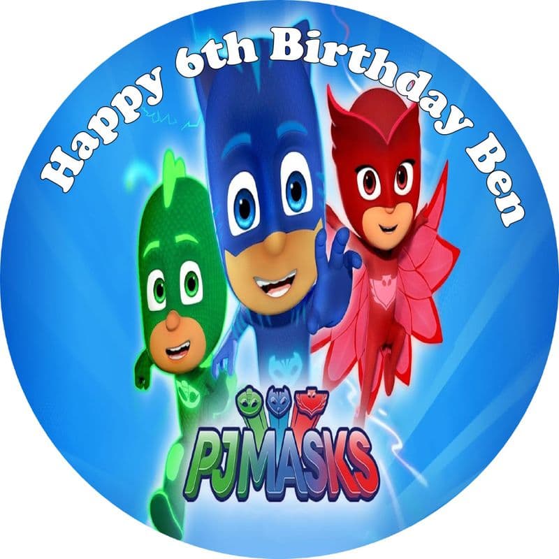 PJ Masks Edible Cake Topper