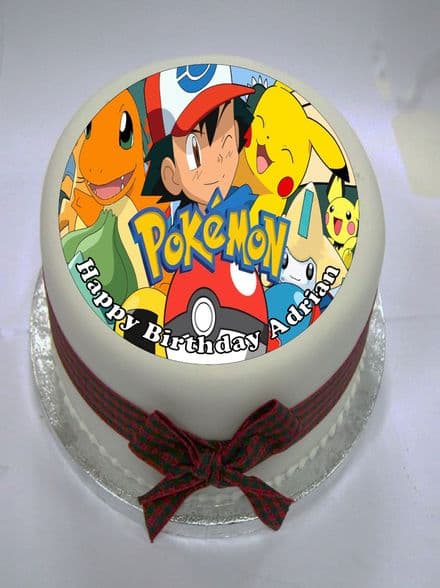 Pokemon Edible Cake Topper