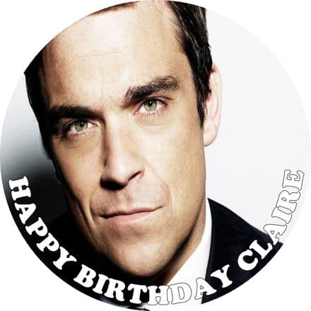 Robbie Williams Edible Cake Topper
