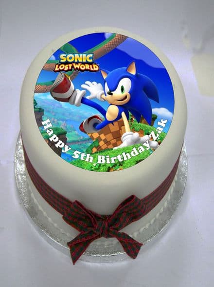 Sonic the Hedgehog Edible Cake Topper