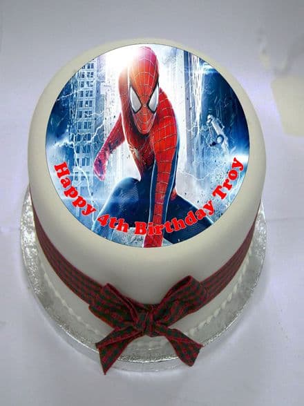 Spiderman (Option 1) Edible Cake Topper