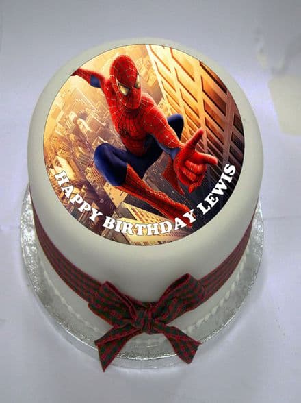 Spiderman (Option 2) Edible Cake Topper