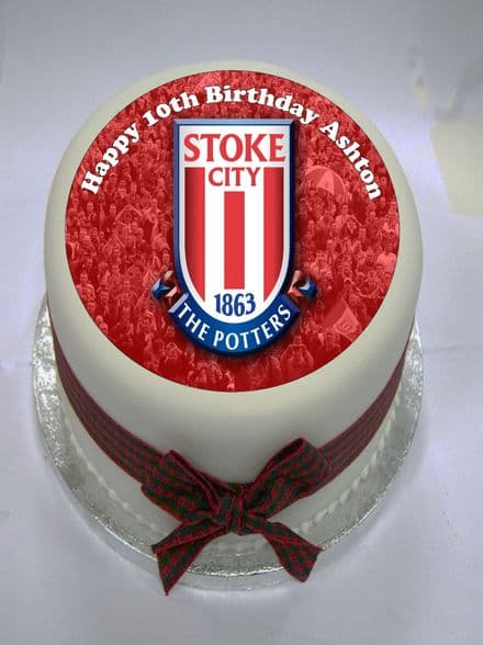 Stoke FC Edible Cake Topper